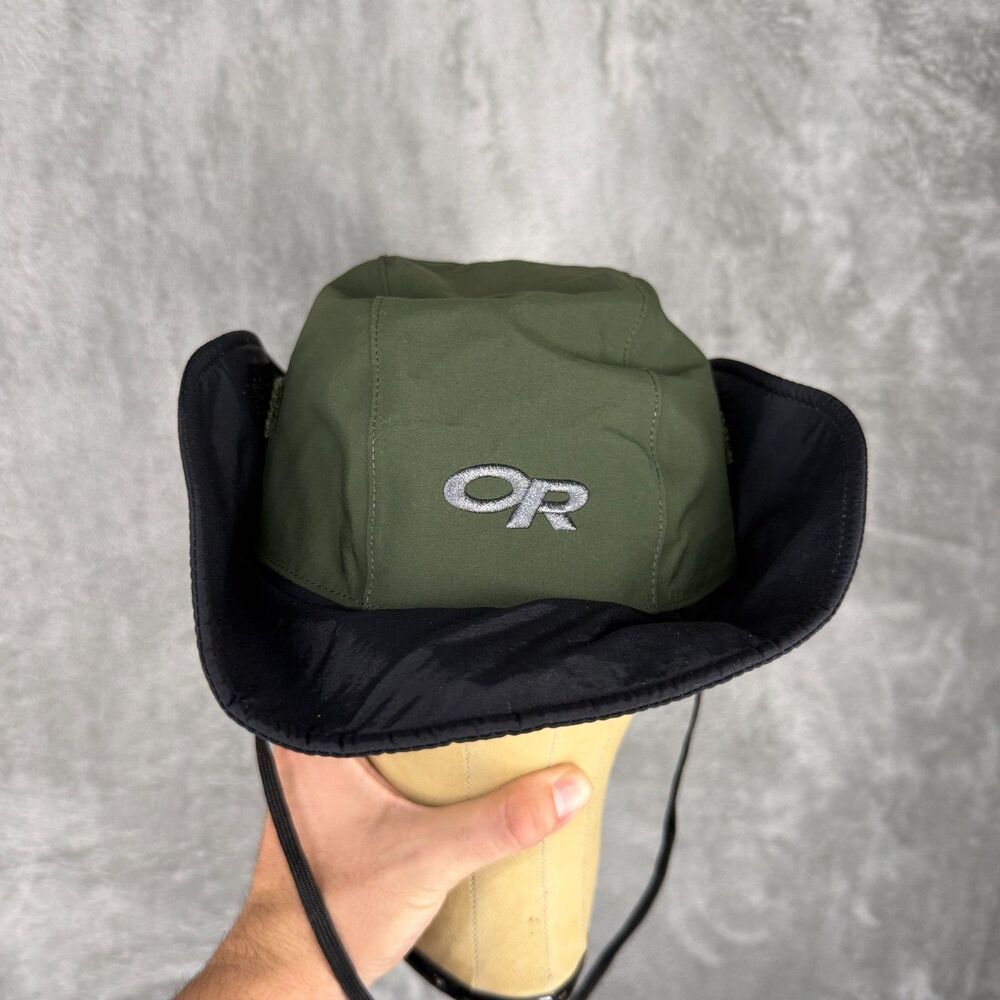 Outdoor Research Seattle Sombrero Hat Mens Medium Green GORE-TEX Rain Bucket Cap